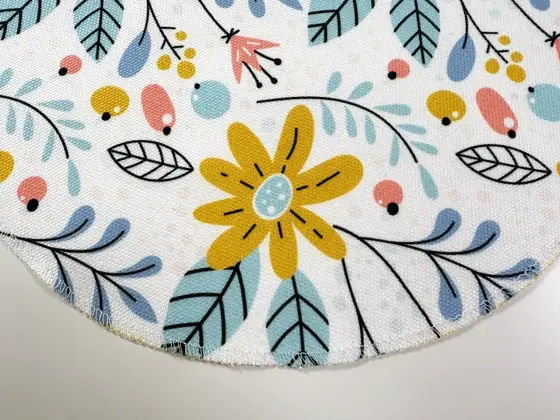 Nappe ronde avec votre propre photo