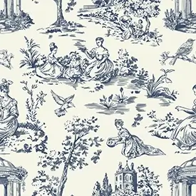 Rideaux avec motif de paysage