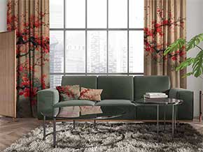 Rideaux en velours