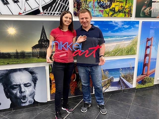 Equipe Nikkel Art dans l'atelier