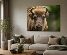 Tableau sur plexiglas Bison
