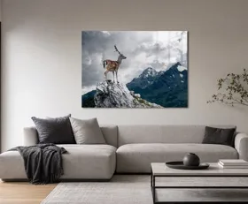Tableau sur plexiglas Chevreuil