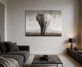 Tableau sur plexiglas Éléphant