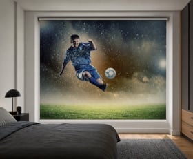 Store enrouleur Football