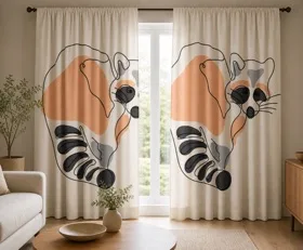 Rideaux Motifs linéaires