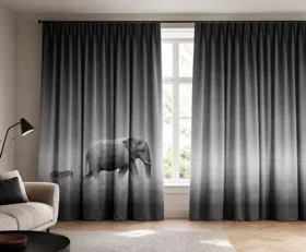 Rideaux Noir et blanc