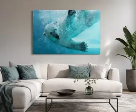 Tableau sur plexiglas Ours polaire