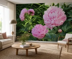 Papier peint photo Pivoines
