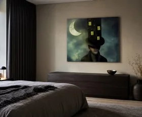 Tableau sur plexiglas Surréalisme