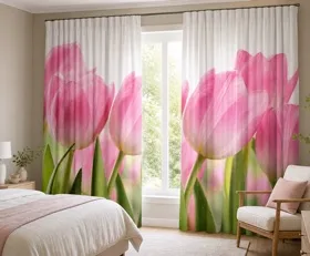 Rideaux Tulipes