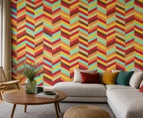 Papier peint photo Zigzag