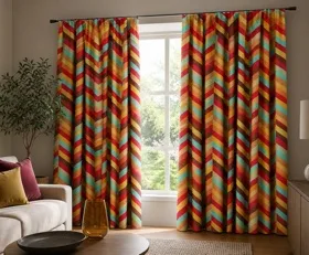 Rideaux Zigzag