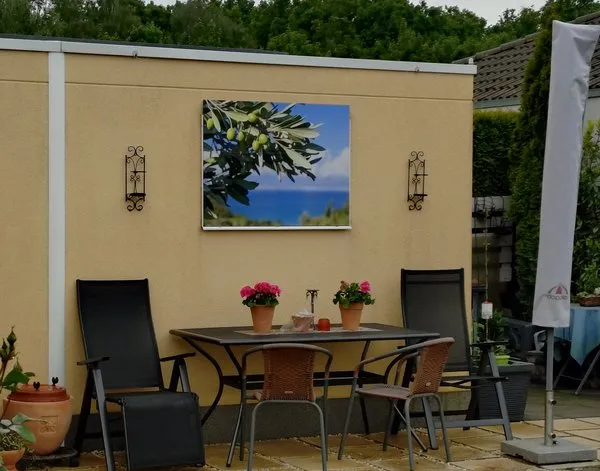 Tableau aluminium Tableau sur aluminium Branche d'olivier — inspiration de clients
