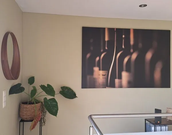 Tableau sur toile Tableau sur toile Collection de bouteilles de vin — inspiration de clients