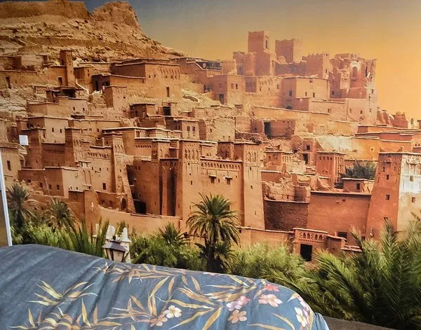 Papier peint photo Papier peint photo Forteresse Aït Ben Haddou montagnes berbères — inspiration de clients